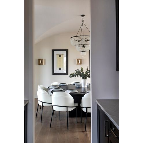 Rylee 12 Light 32 inch Matte Black Chandelier Ceiling Light