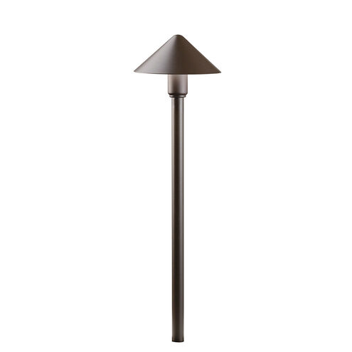 Fundamentals 12 3.00 watt Textured Architectural Bronze Landscape 12V LED Path/Spread in 2700K