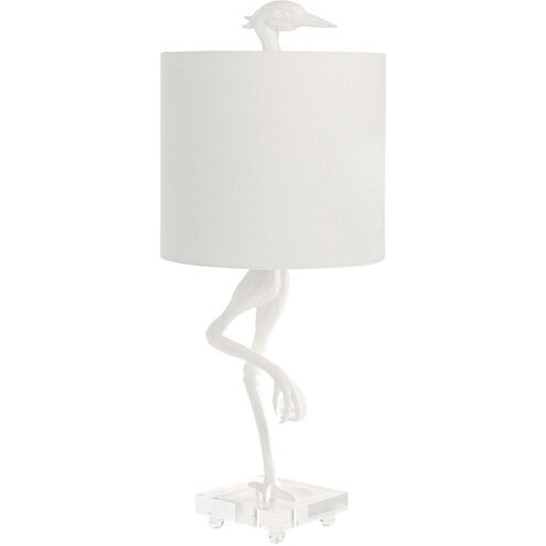 Ibis 34.25 inch 100.00 watt White Table Lamp Portable Light