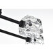 Lyra 8 Light 32 inch Black Flush Mount Ceiling Light