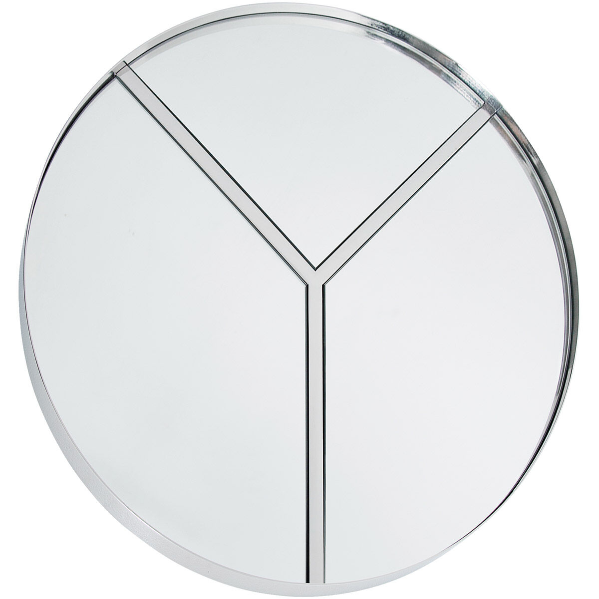 Lyra 30 X 30 inch Polished Nickel and Mirror Accent Mirror, Varaluz Casa