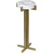 Sardo 22 X 8 inch Antique Brass Side Table