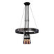 Hero LED 31.5 inch Graphite / Steel Chandelier Ceiling Light