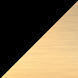Kassidy LED 26.5 inch Black and Natural Brass Chandelier Ceiling Light