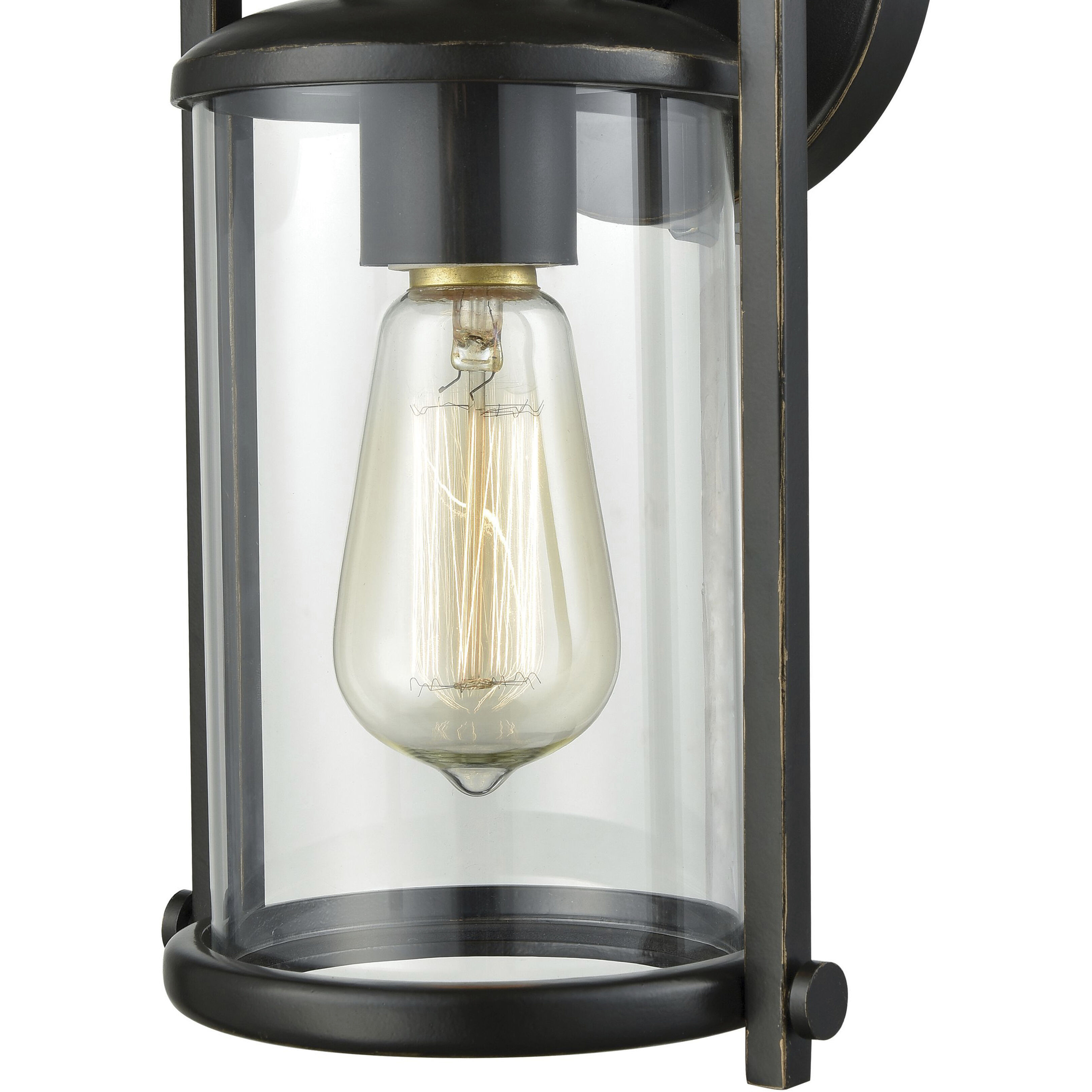 Frampton 1 Light 11 inch Aged Bronze Outdoor Wall Sconce