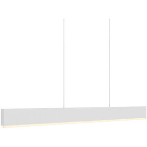 Beam LED 2 inch White Pendant Ceiling Light, Slim Linear