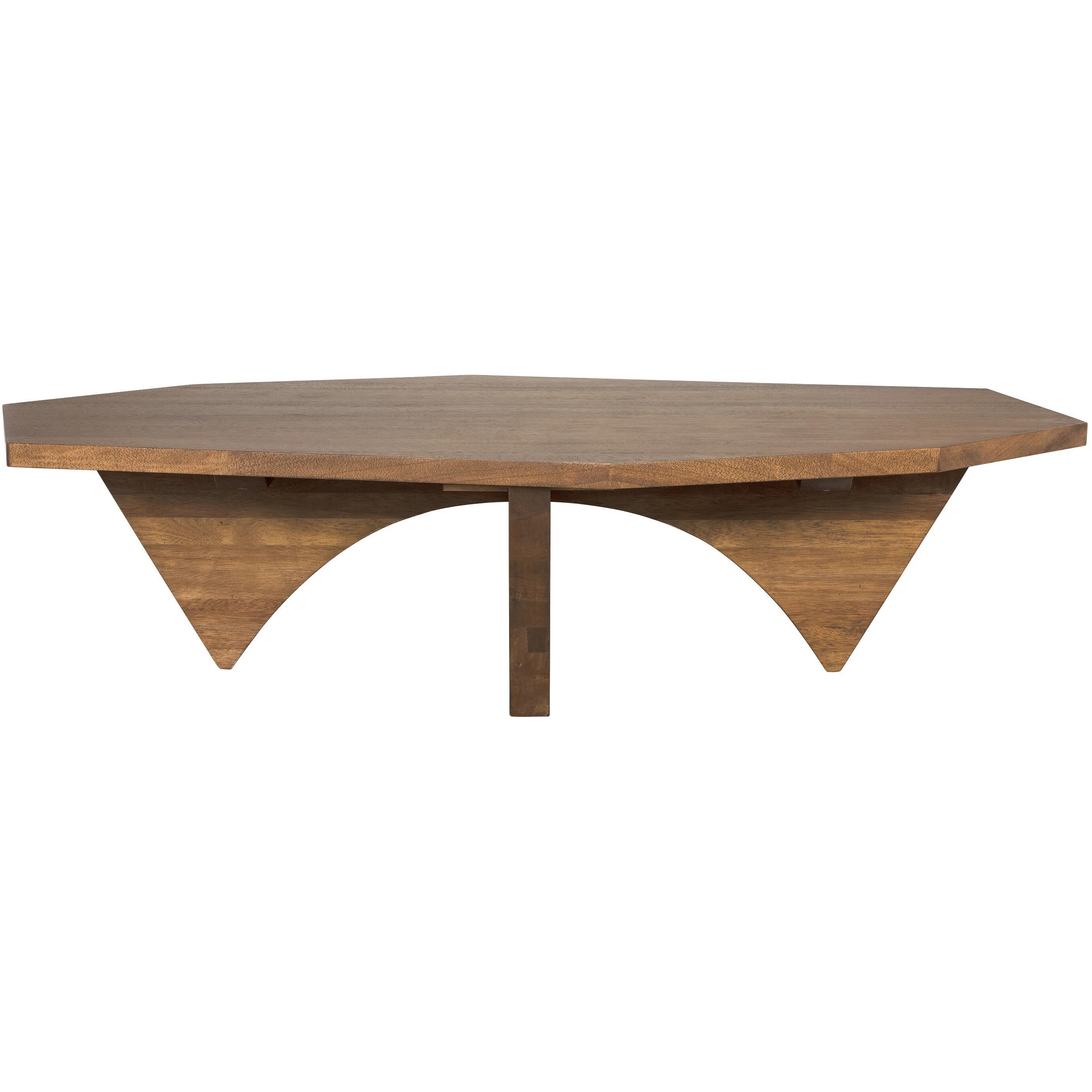 Gadling 72 X 35 inch Dark Walnut Coffee Table