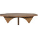 Gadling 72 X 35 inch Dark Walnut Coffee Table