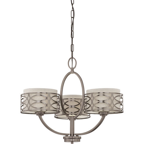 Harlow 3 Light 25 inch Hazel Bronze Chandelier Ceiling Light