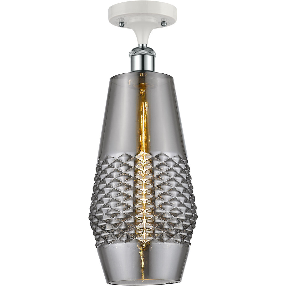 Ballston Windham 1 Light 7.00 inch Semi-Flush Mount