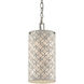 Ellison 1 Light 6.25 inch Antique Silver Leaf Pendant Ceiling Light