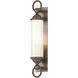 Cavo 1 Light 25.8 inch Coastal Bronze Outdoor Wall Sconce in Opal, Large