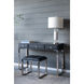 Console 48 X 15.7 X 30.7 inch Black/Silver Table & Stools
