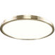 Stratos LED 15.88 inch Champagne Gold Ceiling Mount Ceiling Light