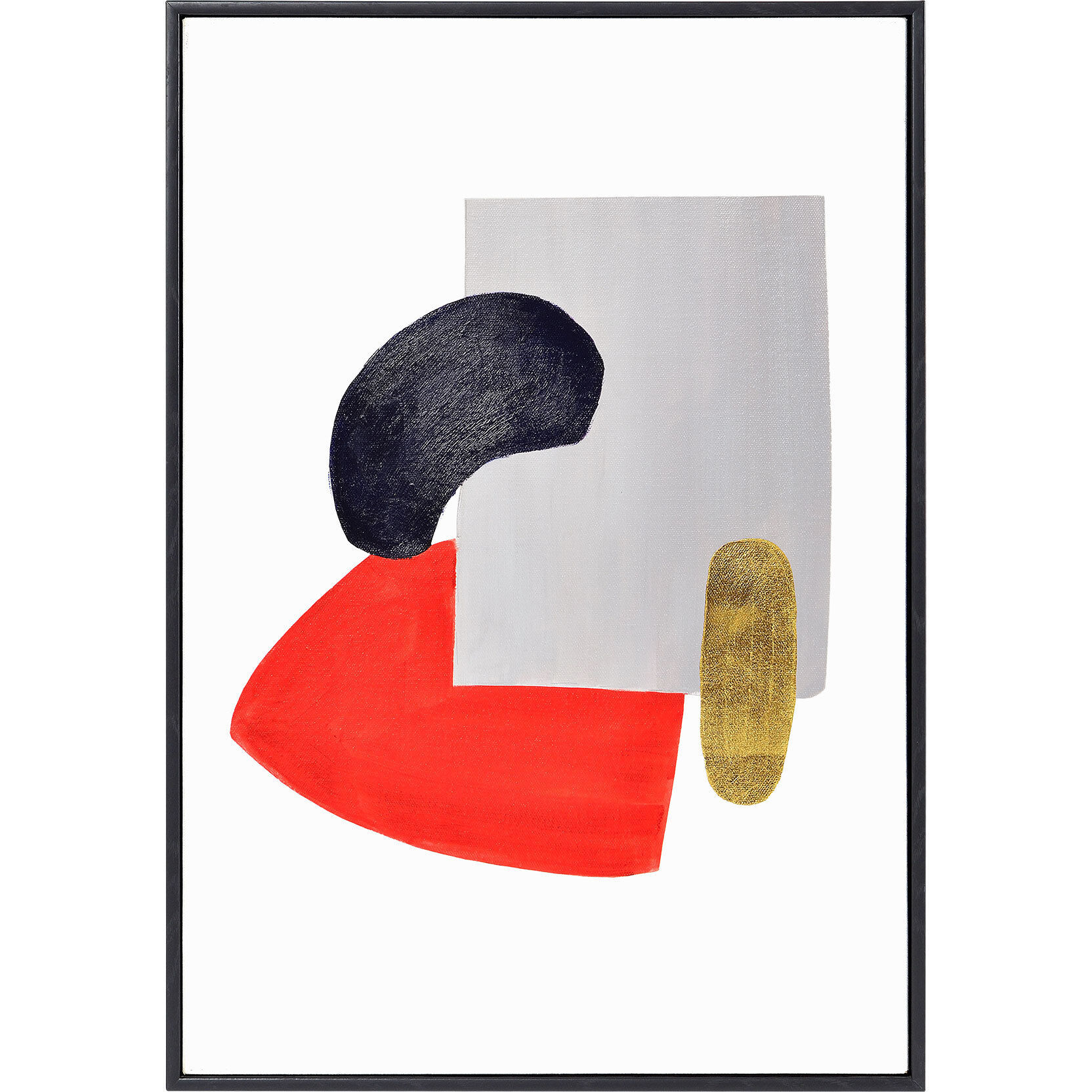 Everly Collage and Gold Leaf Canvas Art, Set of 2