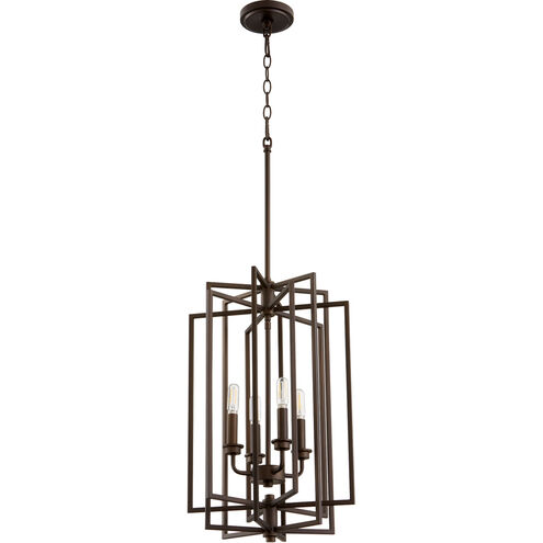 Hammond 4 Light 14 inch Oiled Bronze Entry Ceiling Light