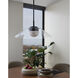 Eros 22 inch Black Pendant Ceiling Light