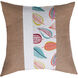 Dann Foley 24 inch Brown Decorative Pillow