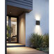 Great Outdoors Ladner Lane LED 7 inch Sand Coal Outdoor Wall Mount