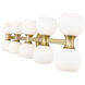 Artemis 10 Light 45 inch Modern Gold Vanity Wall Light