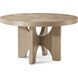 Catalina 72 X 54 inch Dune Extending Dining Table, Wooden