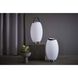Synergy 22 X 12.5 inch White Portable Speaker Lamp, Kooduu
