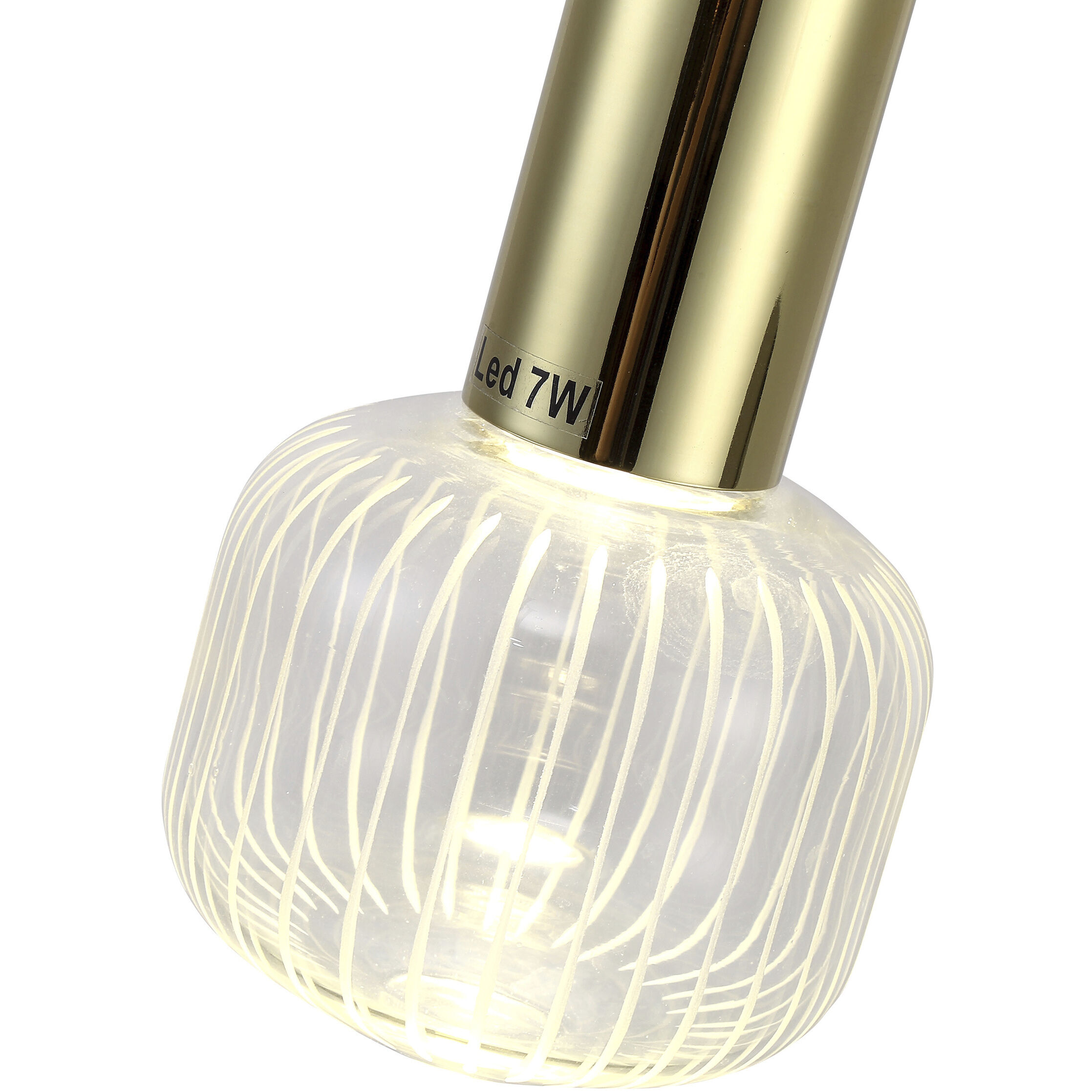 Canada LED 3.93 inch Gold Pendant Ceiling Light