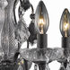 St. Francis 4 Light 17 inch Dark Bronze Dining Chandelier Ceiling Light in Royal Cut