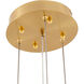 Canada 30 Light 36 inch Brass Chandelier Ceiling Light
