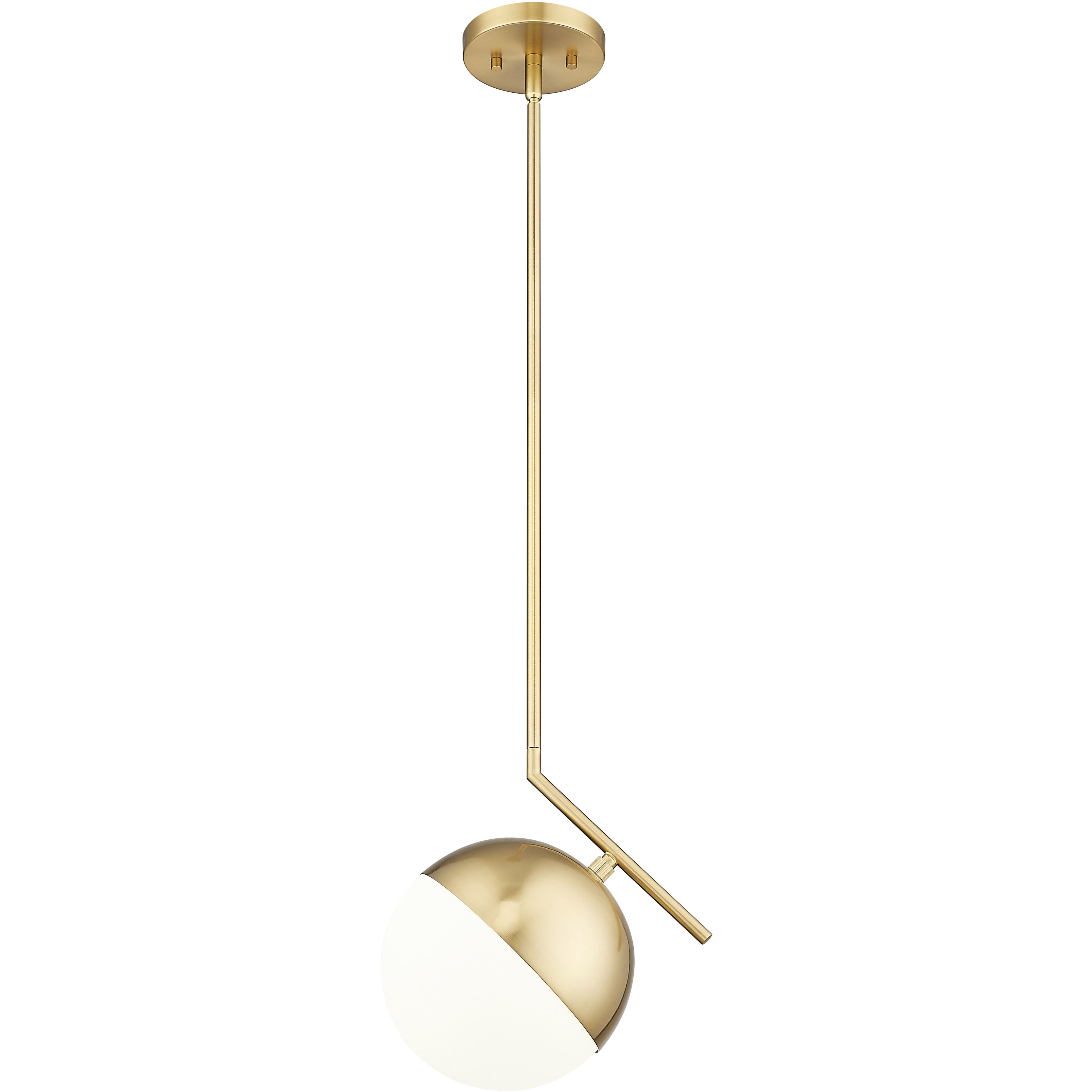 Realm Sphere 1 Light 10.75 inch Modern Gold Pendant Ceiling Light