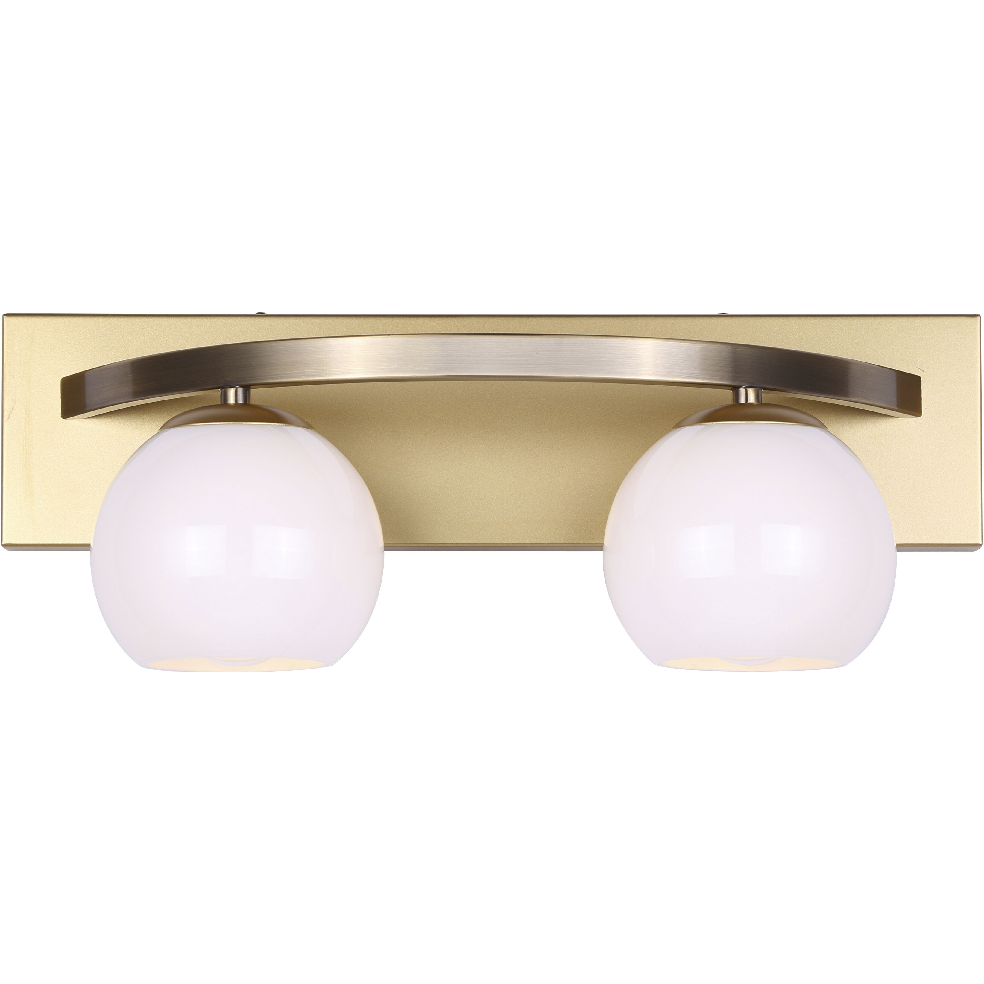 Monroe 2 Light 18 inch Gold Vanity Light Wall Light