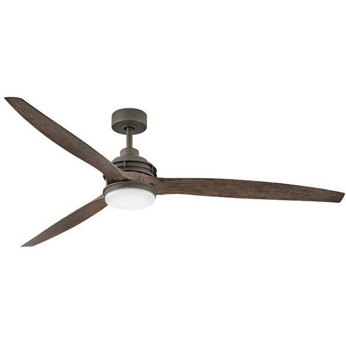 Artiste 72 inch Metallic Matte Bronze with Walnut Blades Fan