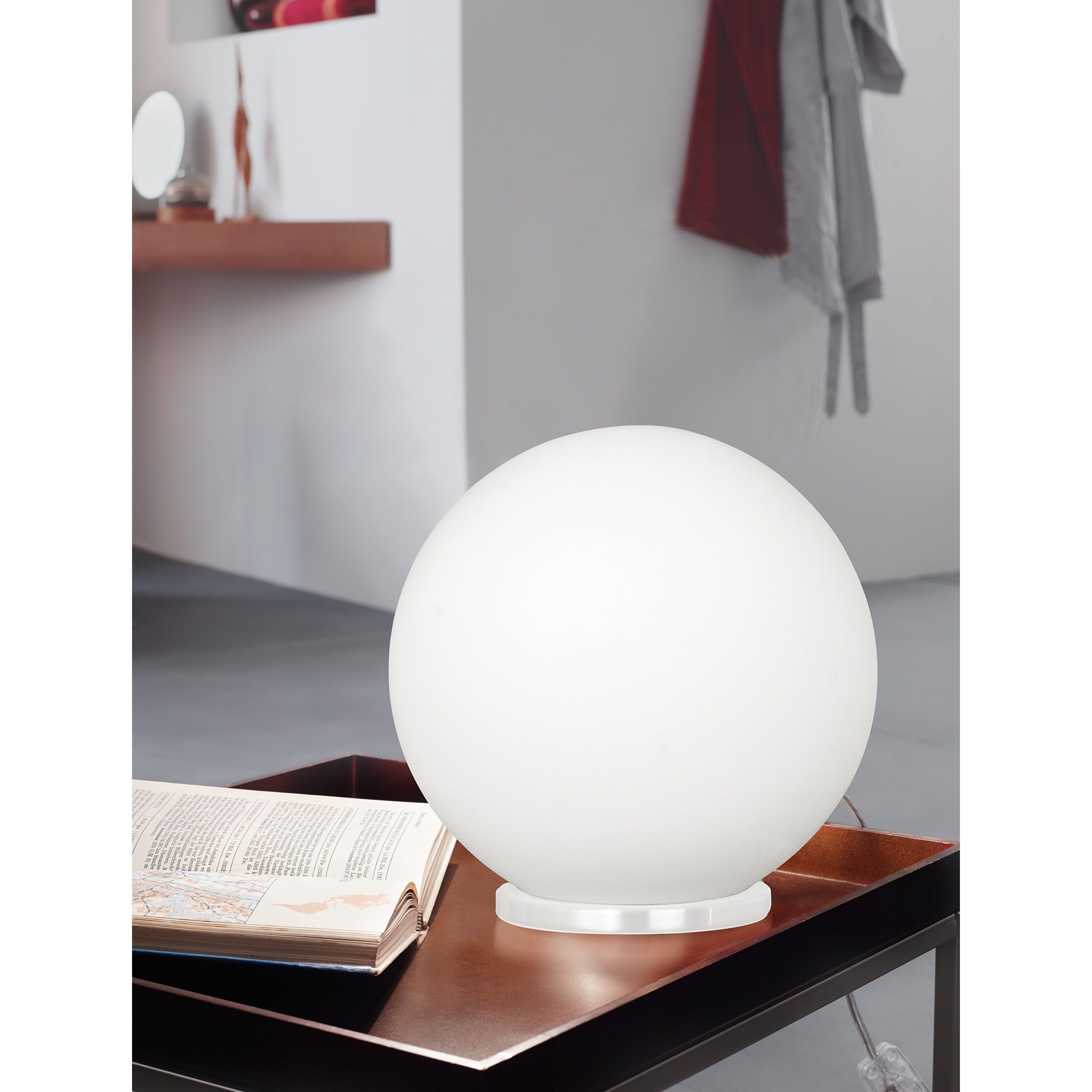 Rondo 8.25 inch 60.00 watt White Table Lamp Portable Light