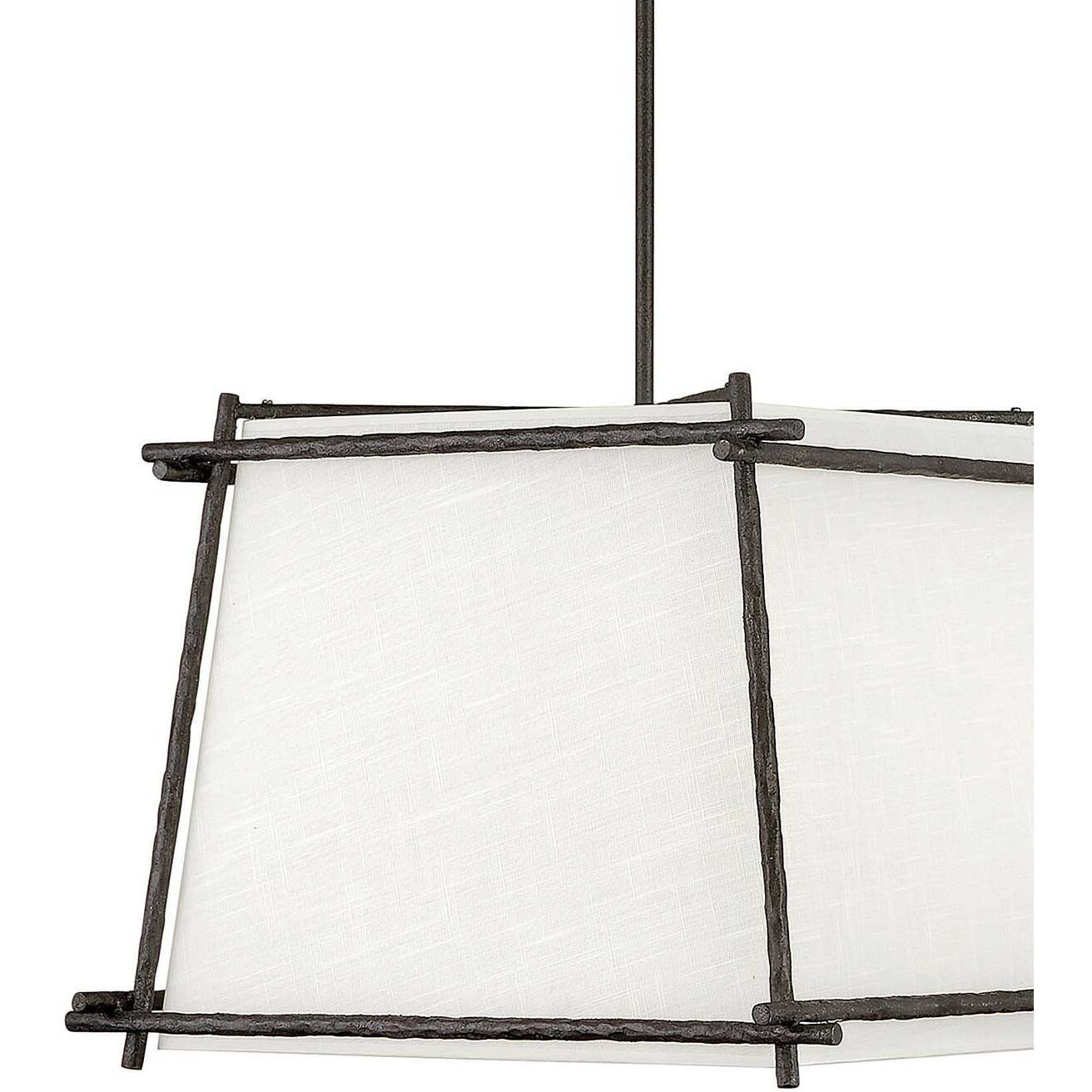 Tress 4 Light 21 inch Forged Iron Indoor Pendant Ceiling Light