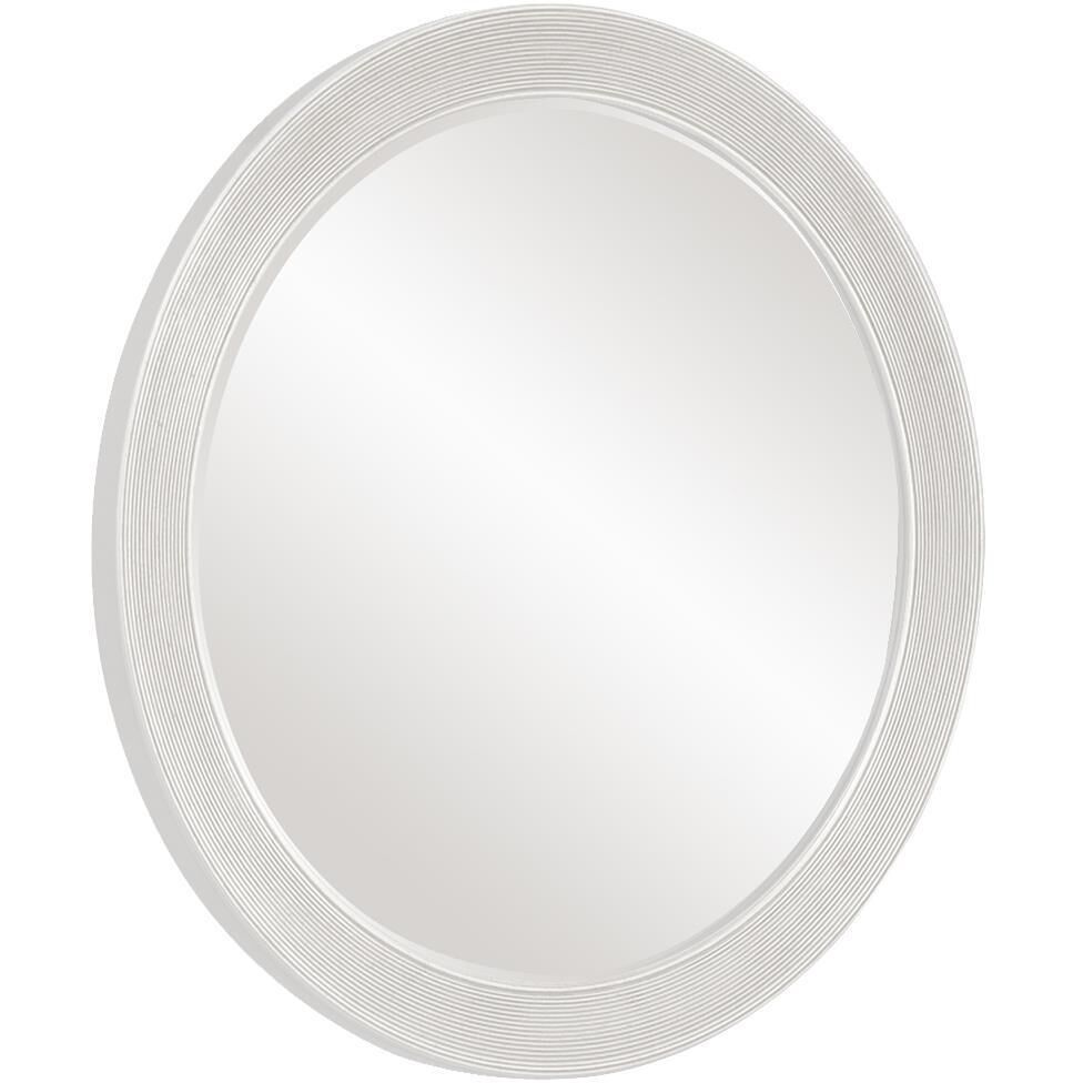 Virginia Glossy White Wall Mirror