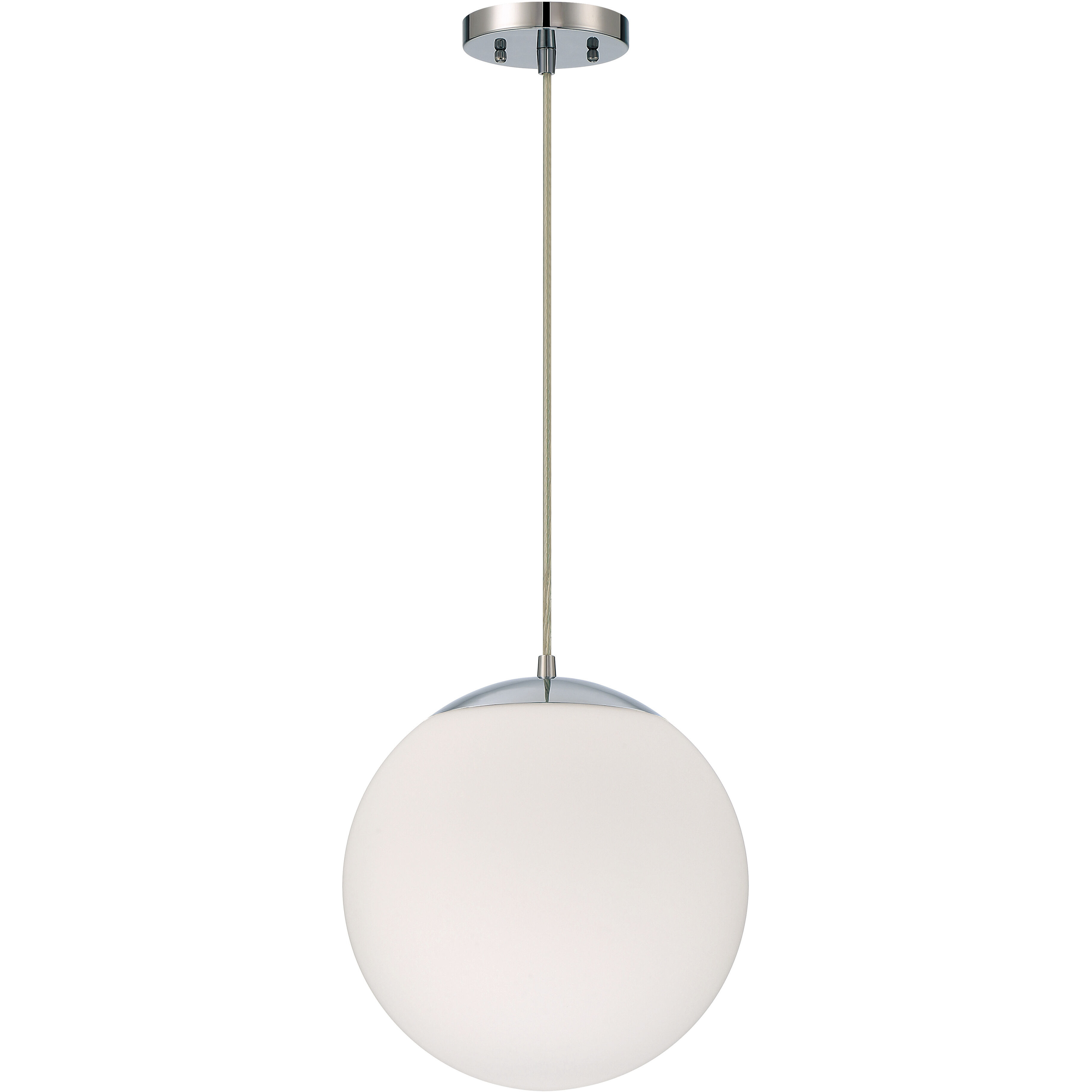 Gaze 1 Light 12 inch Chrome Pendant Ceiling Light
