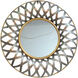 Ives 29.5 X 29.5 inch Antique Silver and Gold Mirror