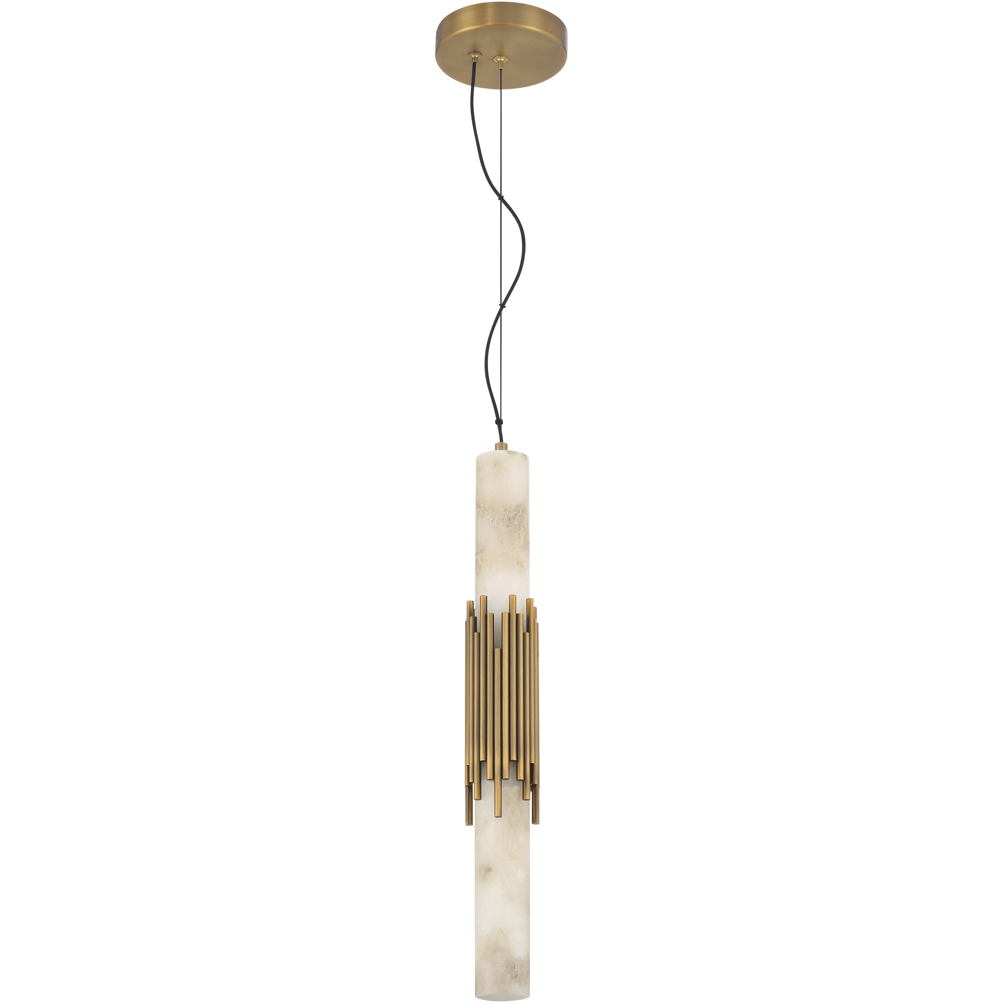 Venna LED 3 inch Antique Brass Pendant Ceiling Light