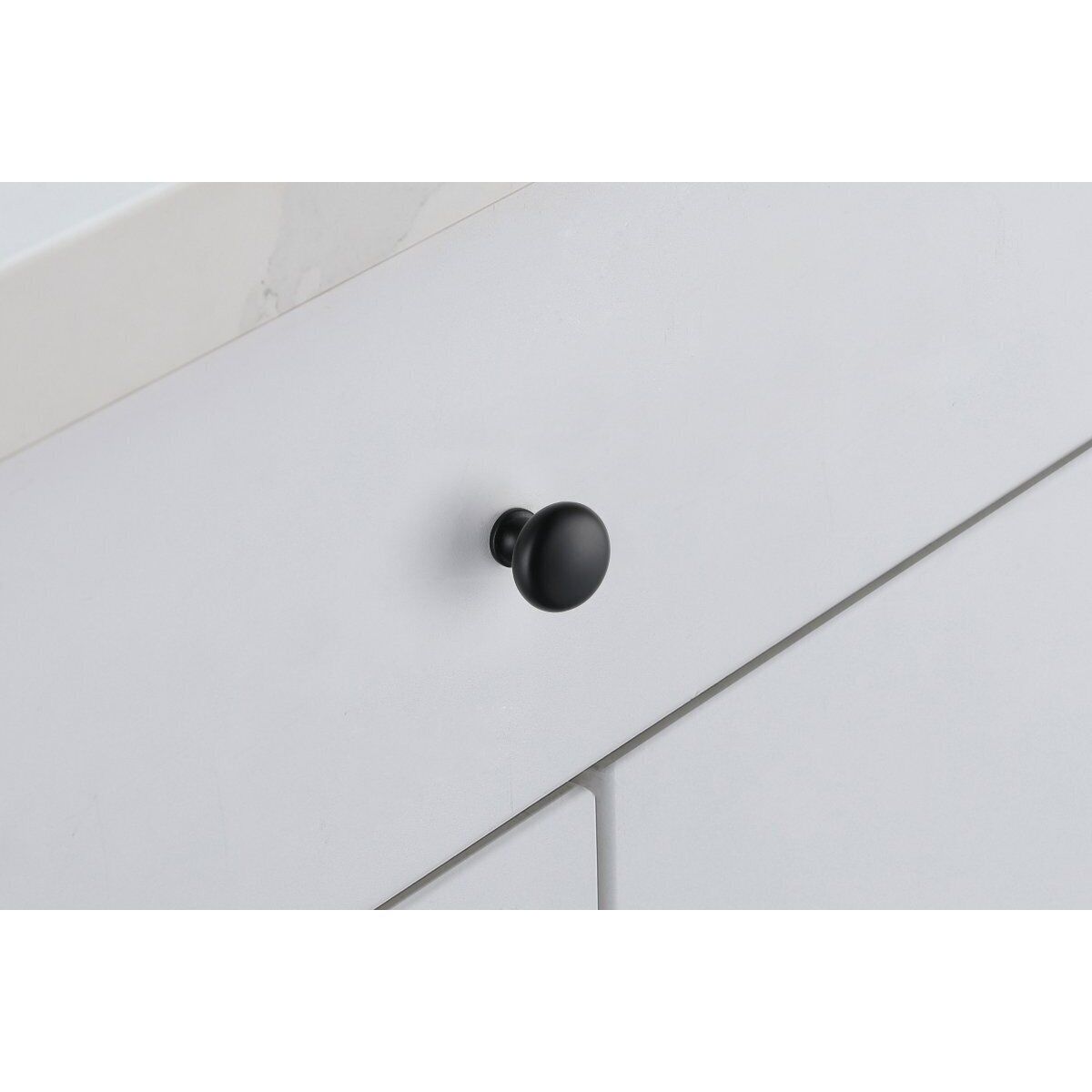 Cadon Matte Black Hardware Cabinet Knob, Set of 10