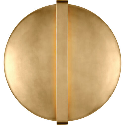 Peter Bristol Cymbal 1 Light 3.2 inch Natural Brass ADA Wall Sconce Wall Light