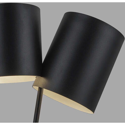 Keiko 18.5 inch 120 watt Black Table Lamp Portable Light