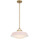 Xander 1 Light 16 inch Vibrant Gold Pendant Ceiling Light
