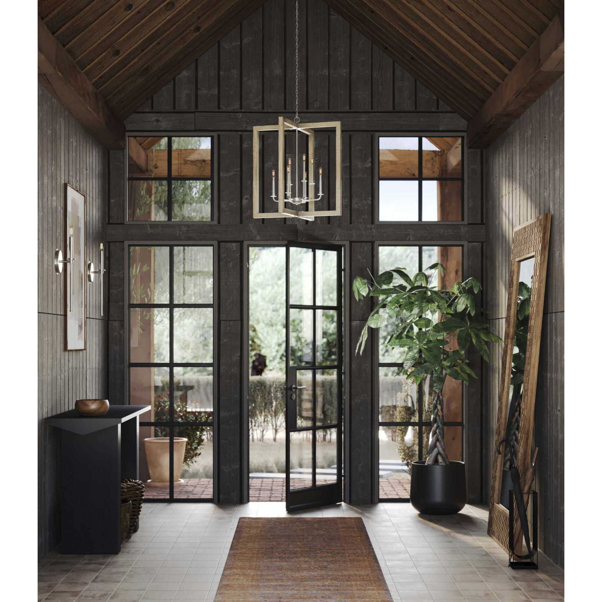 Turnbury 8 Light 36 inch Galvanized Chandelier Ceiling Light, Design Series