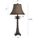 Signature 32 inch 100 watt Red and Black Table Lamp Portable Light
