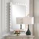 Haya 40 X 28.25 inch Semi-Gloss White Mirror