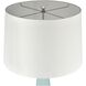 Mariani 34 inch 60.00 watt Light Blue with Clear Table Lamp Portable Light, Set of 2
