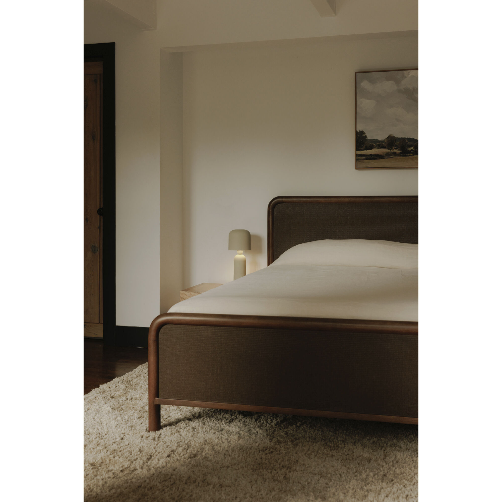 Rye Brown Bed, King