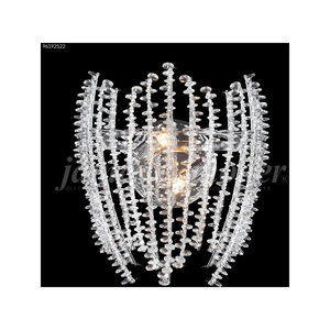 Continental Fashion 2 Light 13 inch Silver Wall Sconce Wall Light