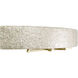 Radius 4 Light 36 inch Gold Dust Vanity Light Wall Light in Sustainable Crushed Natural Capiz Shell