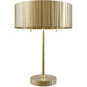 Kensington 16.13 inch 60.00 watt Brushed Brass Table Lamp Portable Light in Vintage Brass